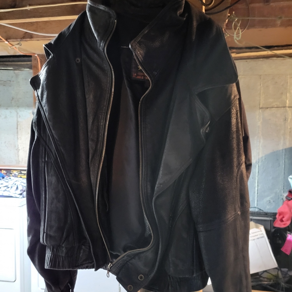 Leather jacket